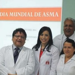 Staff at asthma clinic